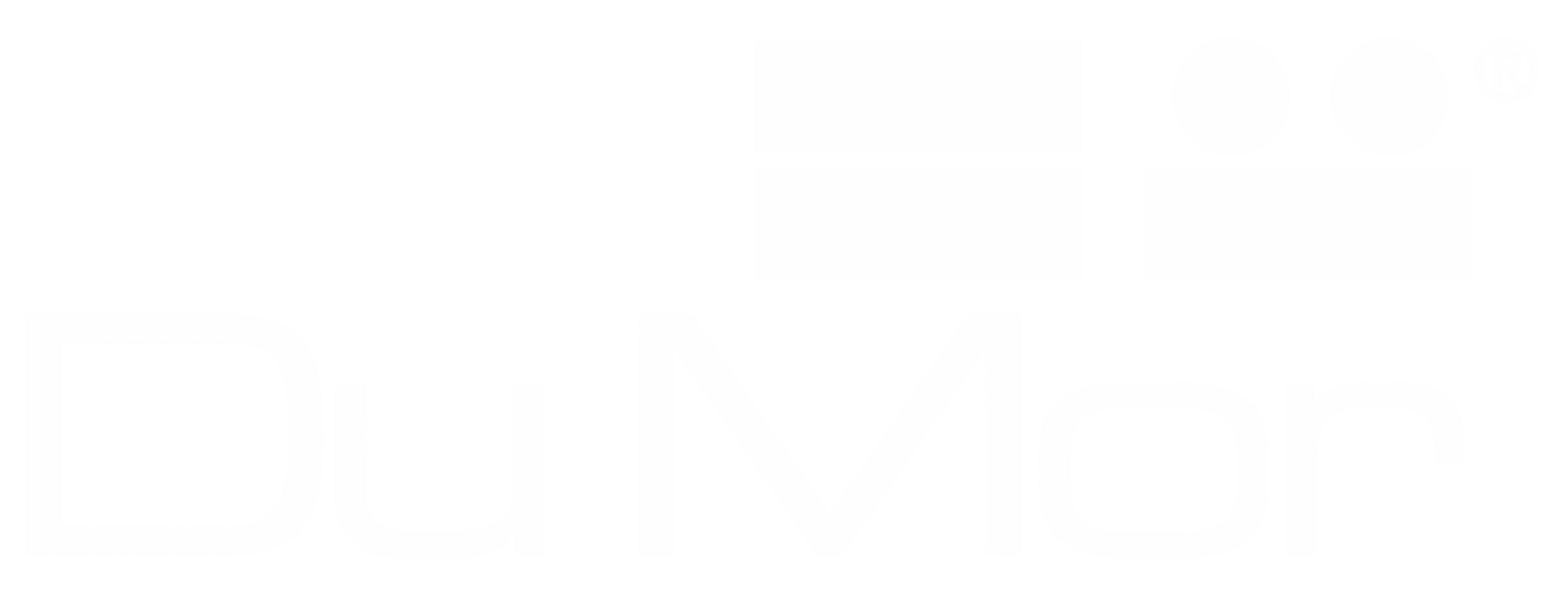 Du Mor logo with geometric design elements.